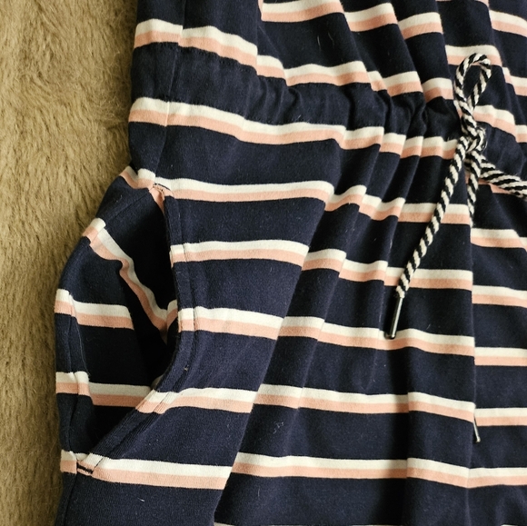 Barbour Striped Bayside Drawcord-Waist Midi Dress - Picture 8 of 13